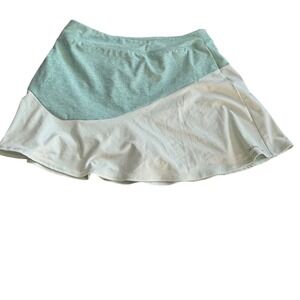 Outdoor Voices Womens Skort Green Colorblock Athletic Tennis Skirt 245236 Size M
